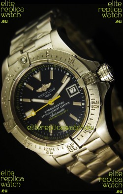 Breitling Avenger Seawolf Swiss Replica Watch in Yellow Seconds Hands - 1:1 Mirror Replica Watch