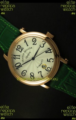 Franck Muller Master of Complications Liberty Japanese Watch in Green Strap