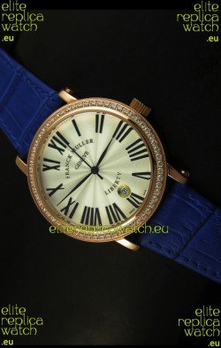 Franck Muller Master of Complications Liberty Japanese Watch in Purple Strap