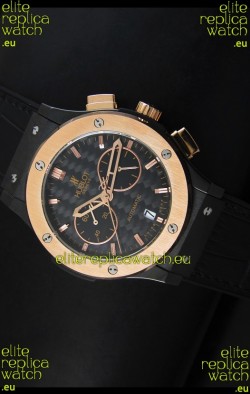 Hublot Classic Fusion Chrono Japanese Quartz Replica Watch Two Tone
