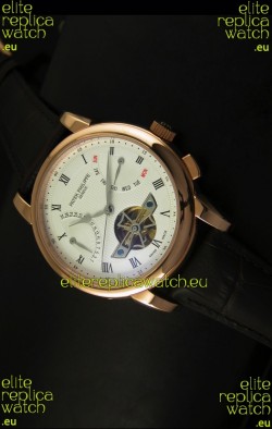 Patek Philippe Grand Complications Tourbillon Automatic Watch in Pink Gold