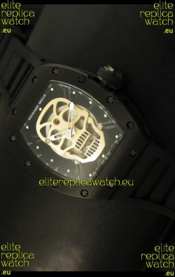 Richard Mille RM052 Skull Tourbillon Swiss Replica Watch in PVD Case