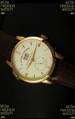 A.Lange & Sohne Reguliert Manual Handwind Watch in Pink Gold Case