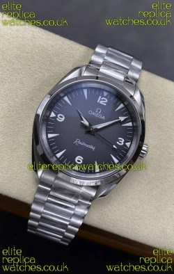 Omega Seamaster Railmaster Grey Dial Super Clone Watch 