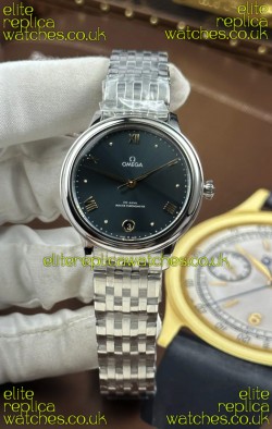 Omega De Ville Automatic 34MM Grey Dial Steel Case Super Clone Watch 