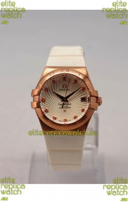Omega Constellation Ladies Replica Watch - Quartz Movement - 35MM
