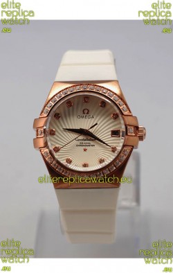 Omega Constellation Ladies Replica Watch - Quartz Movement - 35MM