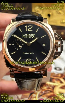 Panerai Luminor Due PAM908 38MM Rose Gold Super Clone Watch 