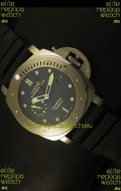 Panerai Luminor PAM371 Submersible GMT Titanium - 1:1 Mirror Replica Watch