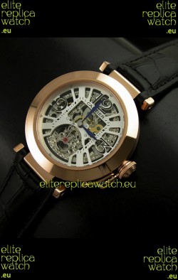 Cartier Ronde De Ladies Replica Watch in Decorated Skeleton Dial