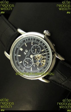 Patek Philippe Complications Tourbillon Japanese Replica Watch in Steel