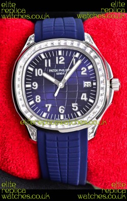 Patek Philippe Aquanaut 5167 Stainless Steel Blue Dial 38.5MM Watch