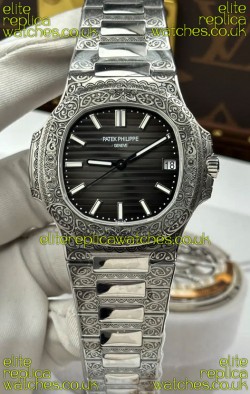 Patek Philippe Nautilus 5711/1500A Black Dial Children Action Super Clone Watch 