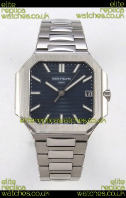 Patek Philippe Cubitus 7128 904L Steel Casing Black Dial Swiss Replica Watch