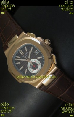 Patek Philippe Nautilus 5980 Black Dial - 1:1 Ultimate Mirror Replica