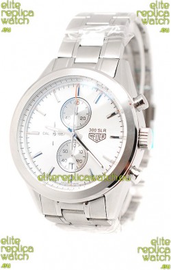 Tag Heuer Carrera Cal. 1887 Chronograph Japanese Watch in White Dial