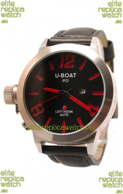 U-Boat Classico Japanese Replica Watch in Red Markers