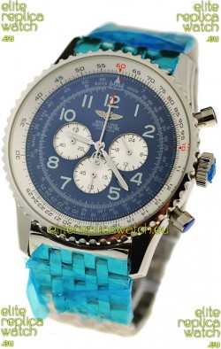 Breitling Navitimer Chronometre Japanese Watch in Blue Dial