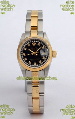 Rolex DateJust Two Tone Lady's Replica Watch
