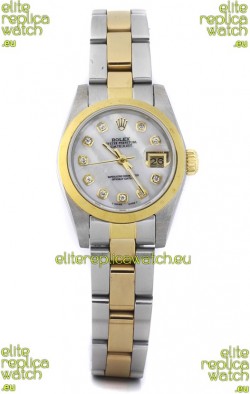 Rolex DateJust Two Tone Lady's Replica Watch