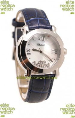 Chopard Happy Sport Ladies Swiss Replica Watch in White Dial
