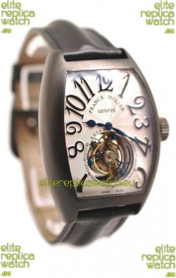 Franck Muller Aeternitas Tourbillon Swiss Replica PVD Watch in White Dial