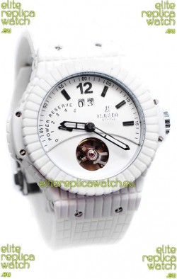 Hublot Big Bang Rubber Mat Tourbillon Power Reserve Replica Watch