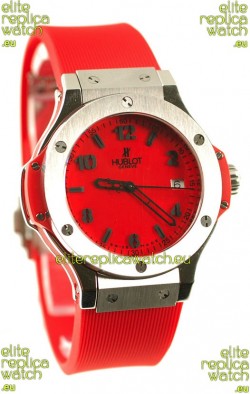 Hublot Big Bang Red Japanese Replica Watch in Swiss Casing