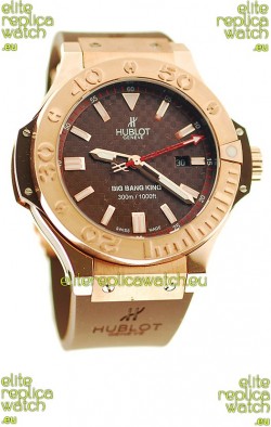 Hublot Big Bang King Swiss Replica Watch in Brown Carbon Dial