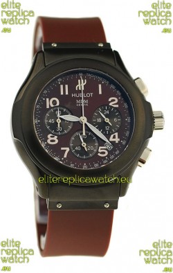 Hublot MDM Chronograph Swiss Replica Watch in PVD Casing
