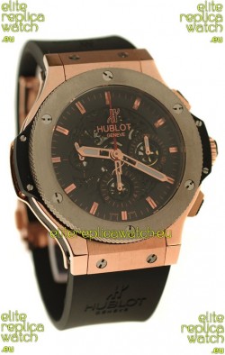 Hublot Rose Gold Aero Bang Swiss Replica Watch