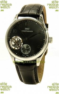 IWC Portuguese Tourbillon Swiss Replica Watch in Grey Dial