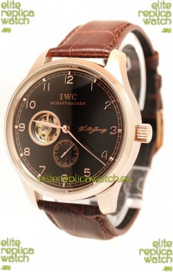 IWC Portuguese Regulateur Tourbillon Japanese Watch in Black Dial