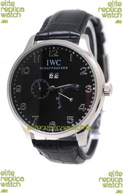 IWC Portuguese Minute Repeater Japanese Watch in Black Dial