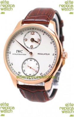 IWC Portuguese Regulateur Japanese Gold Watch