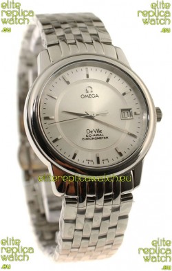 Omega Co-Axial Deville Japanese Steel Watch in Stick Markers