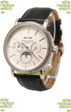 Patek Philippe Grand Complications Japanese Steel Watch in White Dial