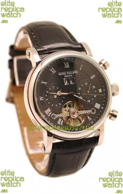 Patek Philippe Grand Complications Tourbillon Watch in Black Dial
