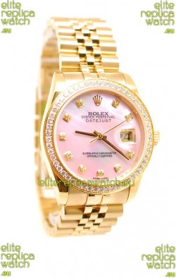 Rolex Datejust 2011 Edition Japanese Replica Gold Watch