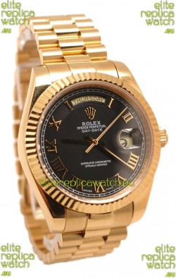Rolex Day Date II Gold Japanese Replica Watch