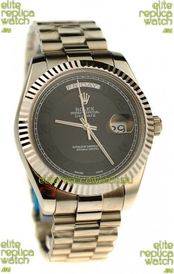 Rolex Day Date Silver Japanese Replica Watch