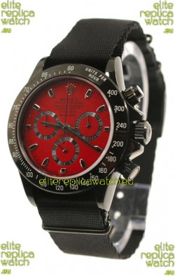 Rolex Daytona Cosmograph 2011 Edition Swiss Watch in Red Dial