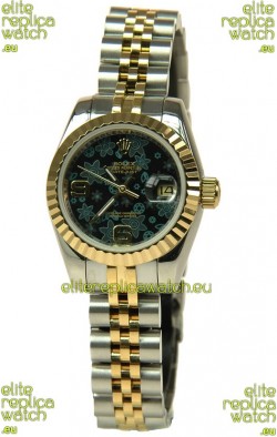 Rolex Floral Motif Datejust Ladies Replica Watch