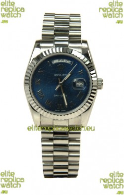 Rolex Day Date-Silver Japanese Replica Watch