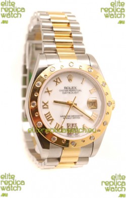 Rolex Datejust Mens Replica Two Tone Watch