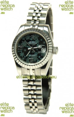 Rolex Floral Motif Datejust Ladies Replica Watch