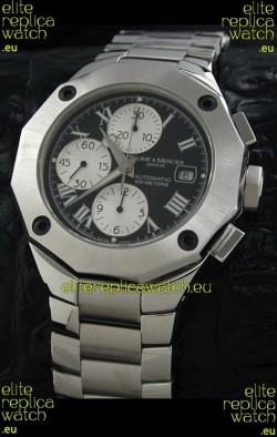 Baume & Mercier Riveria Swiss Watch in Black Dial
