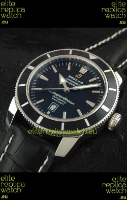 Breitling Superocean Swiss Replica Watch in Black Dial