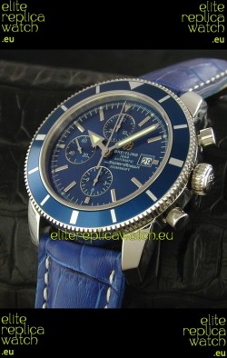 Breitling Superocean Swiss Replica Watch in Blue Dial