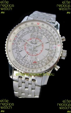 Breitling Navitimer World Swiss Replica Watch in White Dial